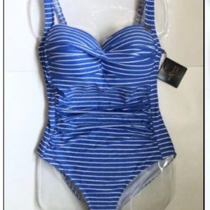 NipTuck SWIMSUIT Chambray Stripe 1 Piece 8